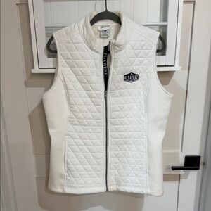 PGA West Alcatraz Women's White Quilted Vest